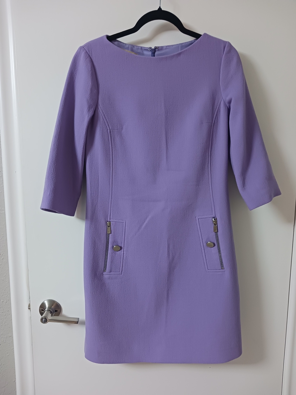 Michael Kors Collection Wisteria Virgin Wool Dress Made In Italy Sz 6